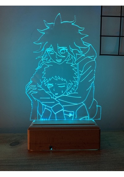 Danganronpa Nagito Komaeda Hajime Hinata 16 Renk Gece Lambası Çok Renkli