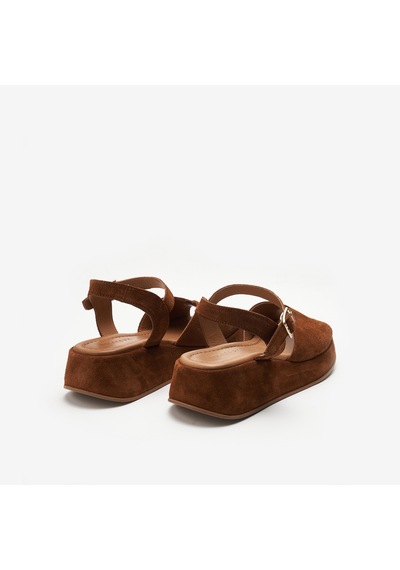 Bruciato Sandalet Kadın 04b2 Frau Suede Platform Sandals