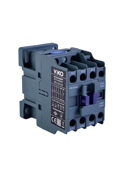 Vtc-12/11/s Kontaktör 12a 1no+1nc 230v Bobinli