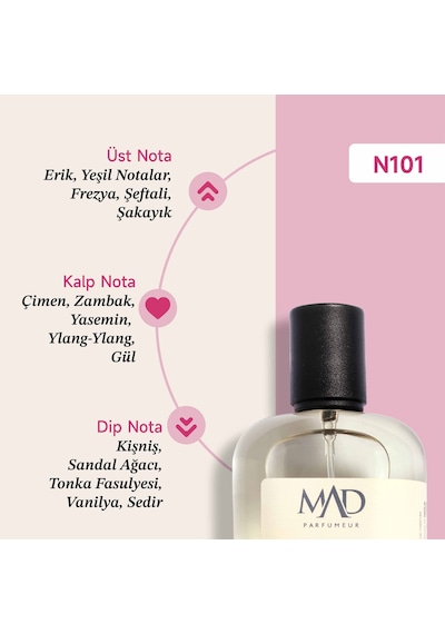 Mad N101 Selective Kadın Parfüm EDP 100 ML