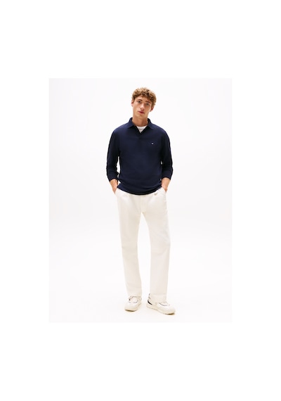 Tommy Hilfiger 1985 Regular Ls Polo Erkek Mavi T-shirt - Mw0mw20183