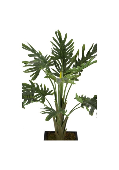Yapay Çiçek Deposu Bölünmüş Yapraklı Yapay Isviçre Deve Tabanı Ağacı Monstera Deliciosa