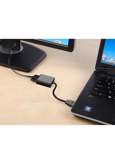 Dm Chb020 Hdmı To Vga Dişi Çevirici Adaptör Siyah