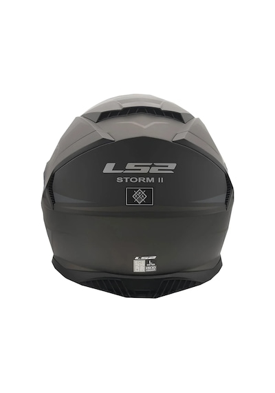 Ls2 Storm 2 Fist Full Face Motosiklet Kaskı Şeffaf + Siyah Vizörlü Mat Siyah