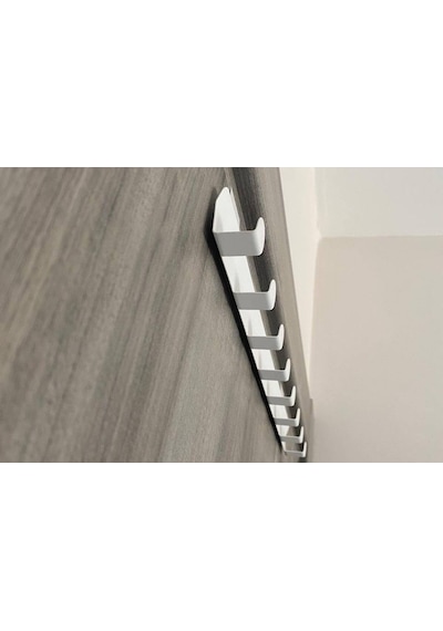 Metal Beyaz Amerikan Kapı Arkası Askılık Organizer Askılık Ve Banyo Kapı Arkası Askılık Mt60b