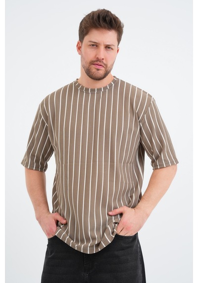 Redline Shift Erkek Oversize Tişört Kahverengi