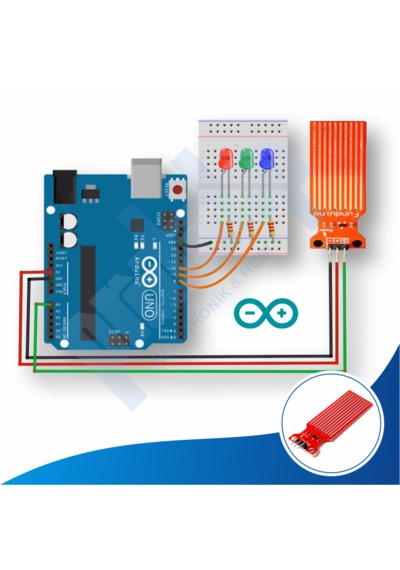 Arduino İle Uyumlu Su Seviye Sensörü Full Projesi - Demonte No:1