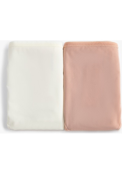 Koton 2'li Basic Brief Külot Seti Ten Ekru 3slk30002mk 3SLK30002MKTE2