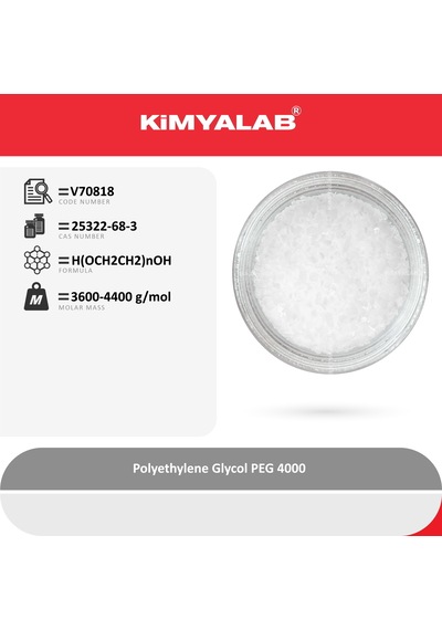 Kimyalab Polietilen Glikol 500g - Payet - Polietilen Glikol 4000