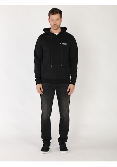 Iceberg Erkek Sweatshirt- Siyah / Icb6652-001 Siyah