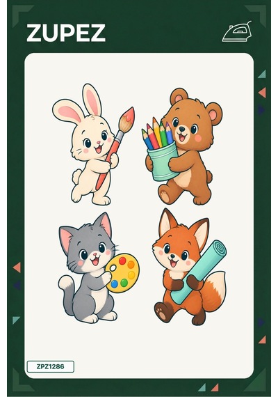 Minik Renk Kutusu 19x25 Cm Ütüyle Uygulanan Baskı Zpz1286 - 928156791
