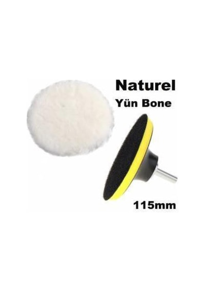 Merttools 115 Cırt Taban Naturel Deri Bone Matkap Adaptörü Araç Kaporta Boya Pasta Cila Polisaj Uygulama Seti