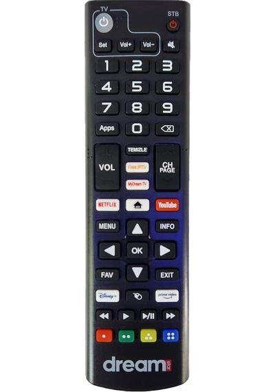 Dreamstar Universal Akıllı Android Box İ3 Kumanda Led Lcd Uyumlu