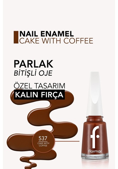 Flormar Nail Enamel Parlak Bitişli Oje 537
