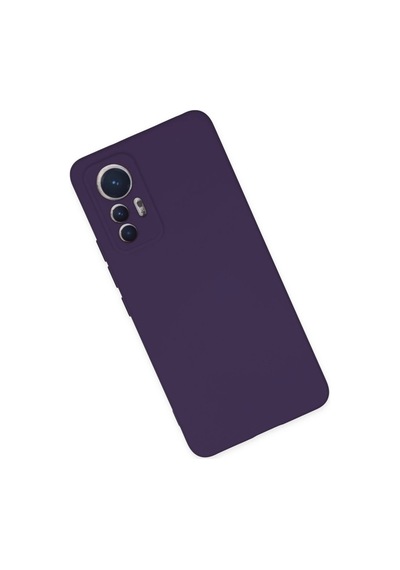 Mi 12 Lite Kılıf Nano İçi Kadife Silikon - Mor İtdark33259