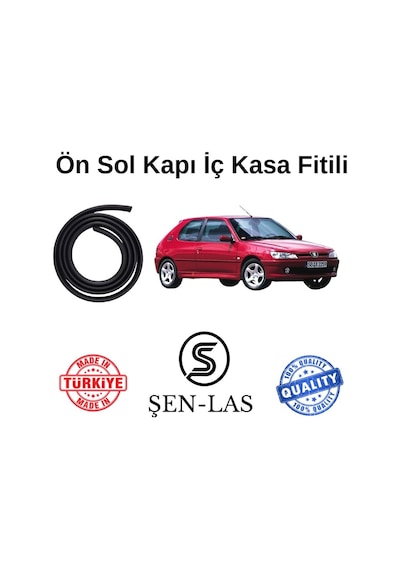 Peugeot 306 Tek Kapı Şen-las Sol Ön Kapı Fitili Şl15302