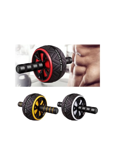 Dolıty Abdominal Egzersiz Tekerleği Fitness Gücü Kırmızı Kırmızı