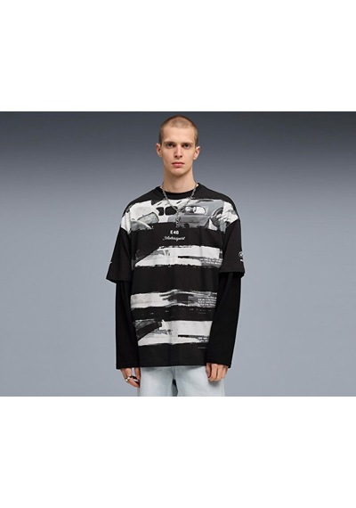 Puma Bmw Mms Lifestyle Tee Erkek Günlük Tişört 63480601 Siyah Siyah