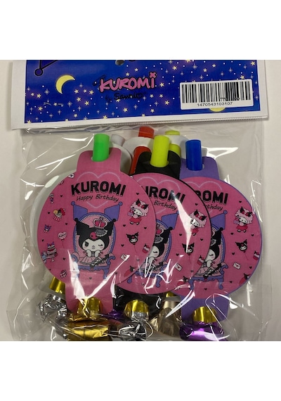Kuromi Kaynana Dili, Parti Düdüğü, 6lı Paket Uzayan Parti Düdüğü,uzat Çek Düdük Diğer