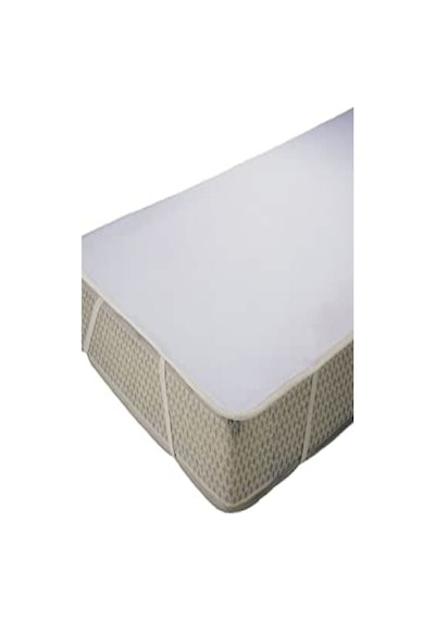 Mycey 70x120 Cm Bebek Alezi Köşe Lastikli Sıvı Geçirmez Micro Kumaş Beyaz