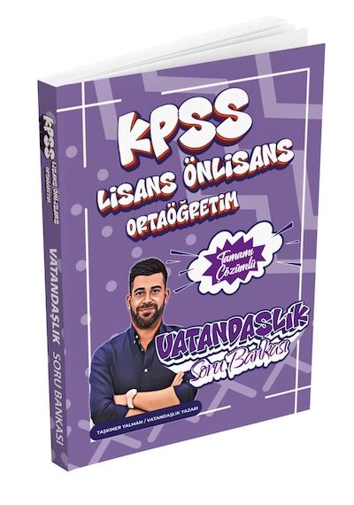 Dizgi Kitap 2026 Kpss Vatandaşlık Tamamı Çözümlü Soru Bankası Taşkıner Yalman