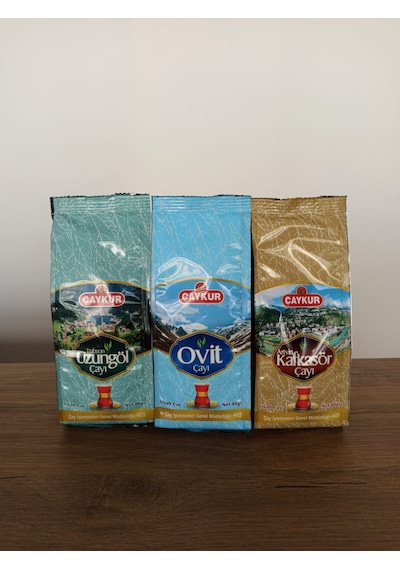 Çaykur Uzungöl + Ovit + Kafkasör Siyah Çay 3 x 80 G