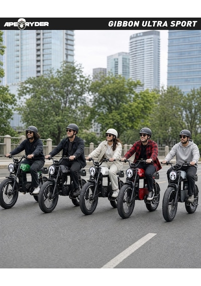 Ape Ryder Gibbon Ultra Sport Elektrikli Bisiklet Siyah