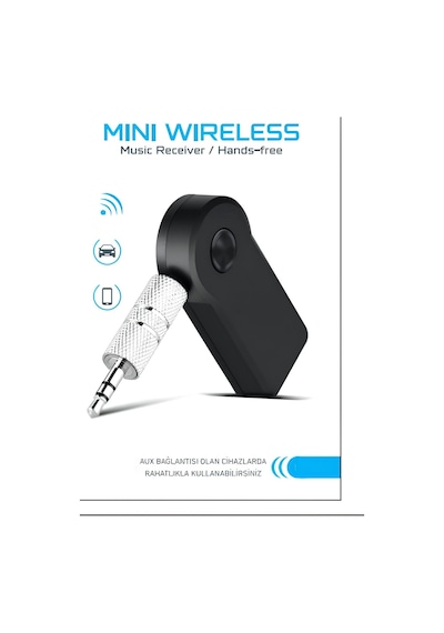 Araç İçi Kablosuz Müzik Aktarma Ve Telefon Görüşme Aparatı Aux Mini Wireless