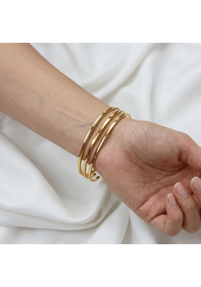 Ajda I Nce Minimal Imitasyon Altın Bilezik Gold