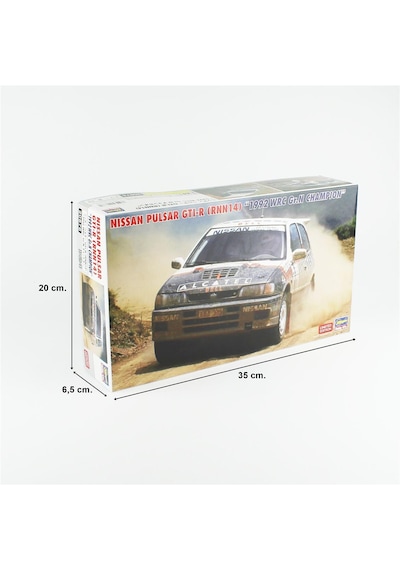 Hasegawa 20676 1/24 Ölçek, Nissan Pulsar Gtı-r Rnn14 1992 Wrc Gr.n Champion , Limited Edition Yarış Aracı Plastik Model Ki