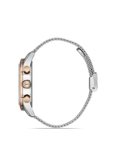 Ferro Gümüş Hasır Kordon Erkek Kol Saati Fm11039c-e3 Rose Gold - Gümüş