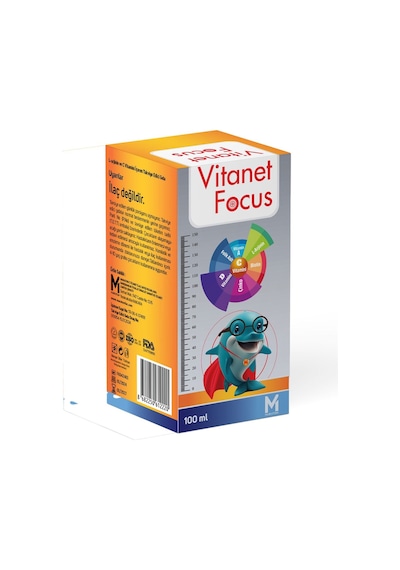 Vitanet Focus L-Arginin + Multivitamin Şurup 100 ML