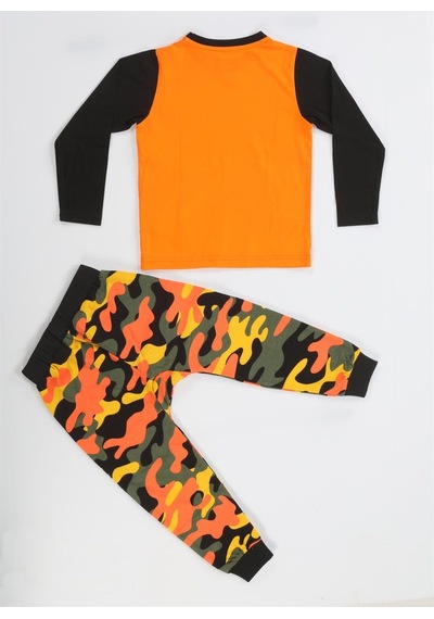 Casabony Star Kamuflaj Baggy Pantolon + T-shirt Takım-renkli Çok Renkli