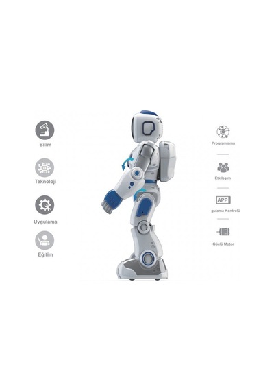 İnteraktif Şarjlı Akıllı Robot Uzaktan Kumandalı - Mavi Su Dünyası