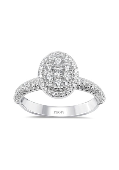 0.70 Karat Vintage Oval Yüzük