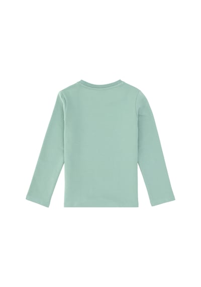 U.S. Polo Assn. Kız Çocuk Su Yeşili Bisiklet Yaka Sweatshirt 50298180-VR048