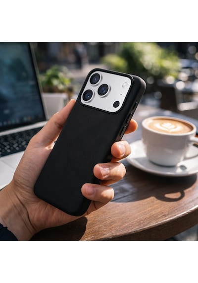 Apple Uyumlu iPhone 17 Pro Max 18 Pro Max Kılıf Renkli Lansman İçi Kadife Yumuşak Kamera Yükseltili Silikon Siyah