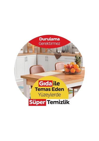 Sleepy Easy Clean Süper Yüzey Temizlik Mutfak Havlusu&amp Mendili Limon Yağlı 50 Yaprak Diğer