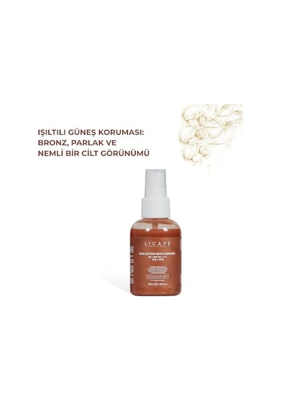 Işıltılı Güneş Kremi Suya Dayanıklı +50 Faktör 100ml