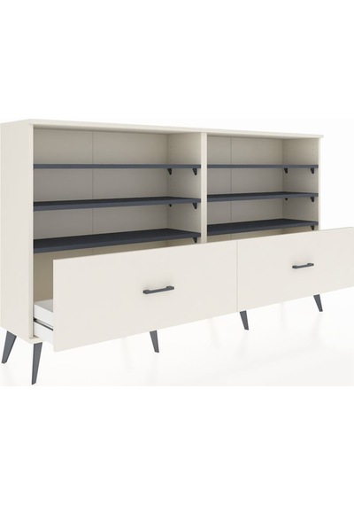 Arges Konsol 6 Raflı 2 Çekmeceli 176x30x99 Aytaşı-antrasit/aytaş Aytaşı-antrasit/aytaşı Arges Konsol 6 Raflı 2 Çekmeceli 176x30x99 Aytaşı-antrasit/aytaş Aytaşı-antrasit/aytaşı