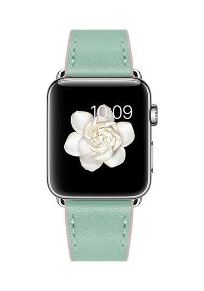 Ally Apple Uyumlu  Watch 7 45 MM 6-5-4 44 MM Hakiki Deri Kayış Kordon 3-2-