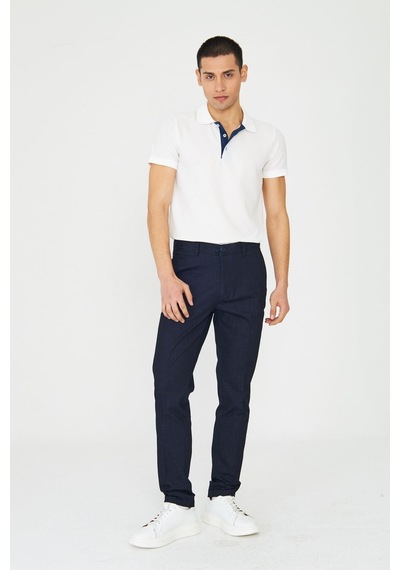 Lacivert Modern Kesim Günlük Kullanım Erkek Spor Pantolon Laci