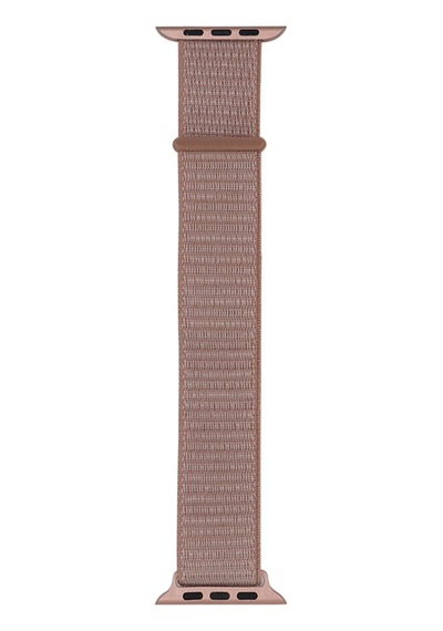 Watch 44mm Kordon Band-03 Serisi Hasır Strap Kayış-rose Pembe