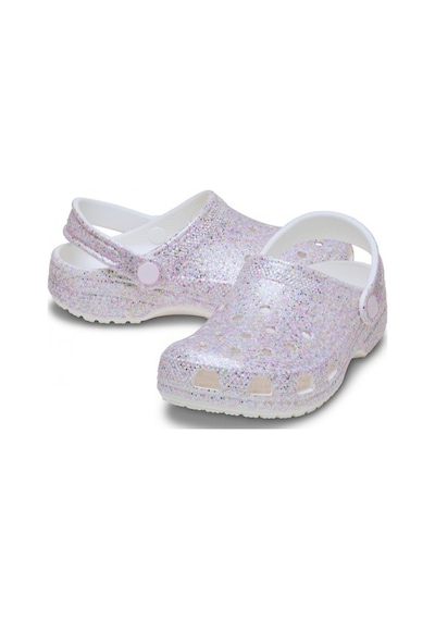 Crocs Classic Fantasy Glitter Clog K Çocuk Terlik Sandalet 212561 100 Beyaz