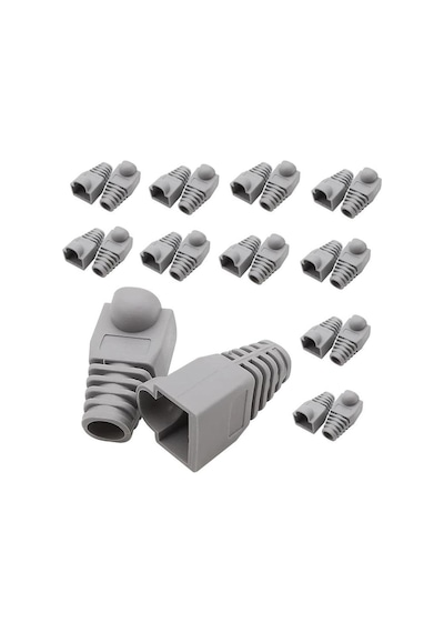 Px-cat6100 Gri Ca5/cat6 Rj45 Koruma Kılıfı, Cat6 Cover 100 Adet