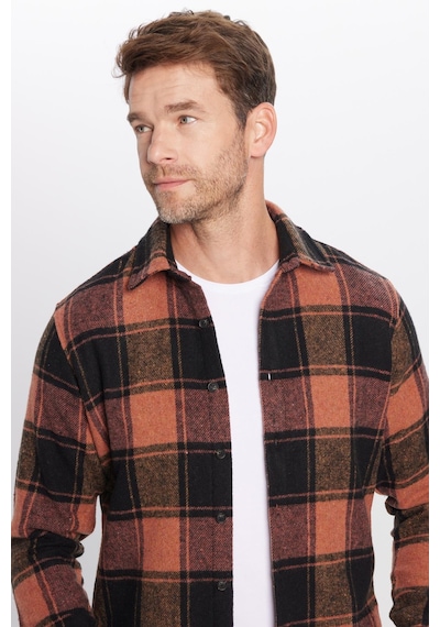 Tudors Erkek Slim Fit Dar Kesim Oduncu Kareli Kışlık Gömlek-31995 Çok Renkli Tudors Erkek Slim Fit Dar Kesim Oduncu Kareli Kışlık Gömlek-31995 Çok Renkli