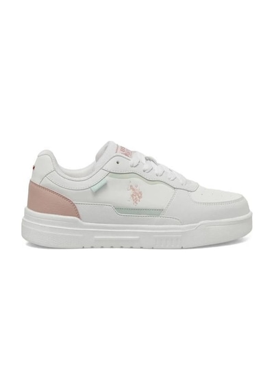 U.s. Polo Assn. 6p Hood 6fx Beyaz Pudra Kadın Sneaker Beyaz