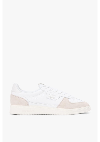 Tommy Hilfiger The Greenwich Edge Kadın Beyaz Deri Sneaker-13414 Beyaz