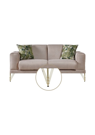 - Üçtel 20 Cm Gold - Metal Ayak - 5 Adet Gold