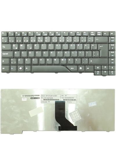 Acer Uyumlu Aspire 5710, 5720, 5920, 5715Z Notebook Klavyesi Siyah TR